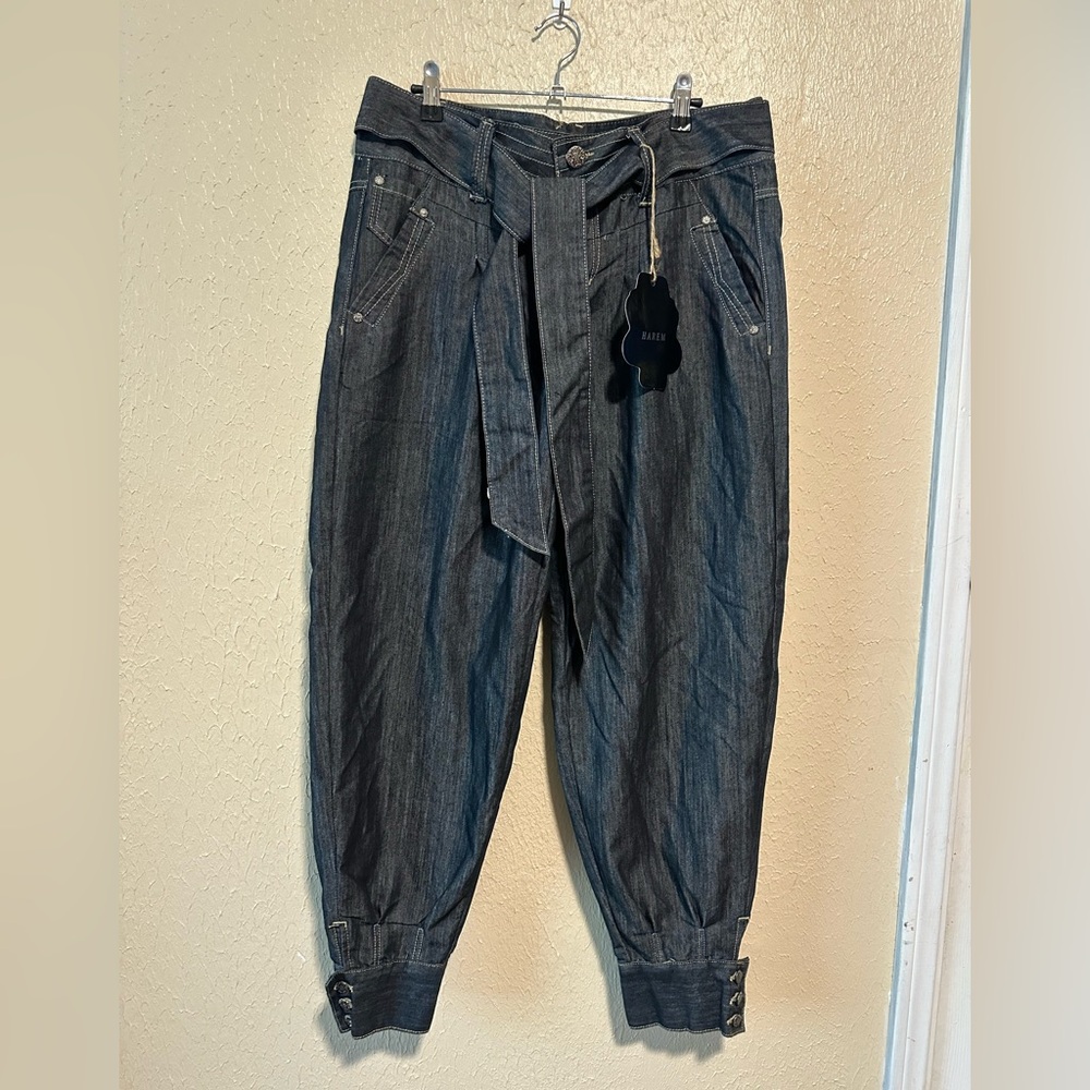 Elite Jeans Harem Style Size 11/12 With‎ Belt